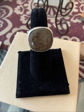 Silpada sterling silver Bronzite ring size 7